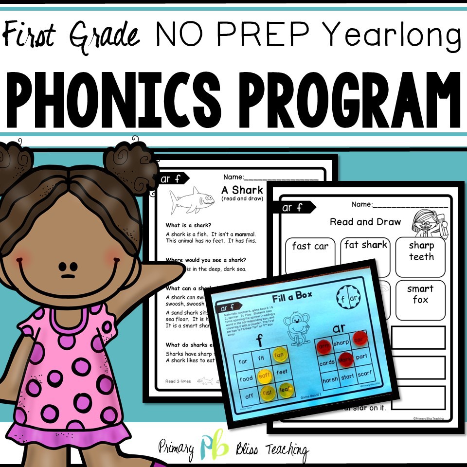 Yearlong　Prep　No　Reading　(First　Phonics　Program　Grade)