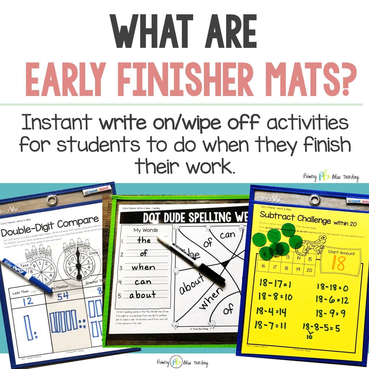 first-grade-activities-for-early-finishers-math-spelling-writing-primary-bliss-teaching